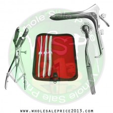  Hegar uterine dilator 3 pieces set, 7-8, 11-12, 15-16, wartenberg pinwheel,mathieu speculum, grave medium
